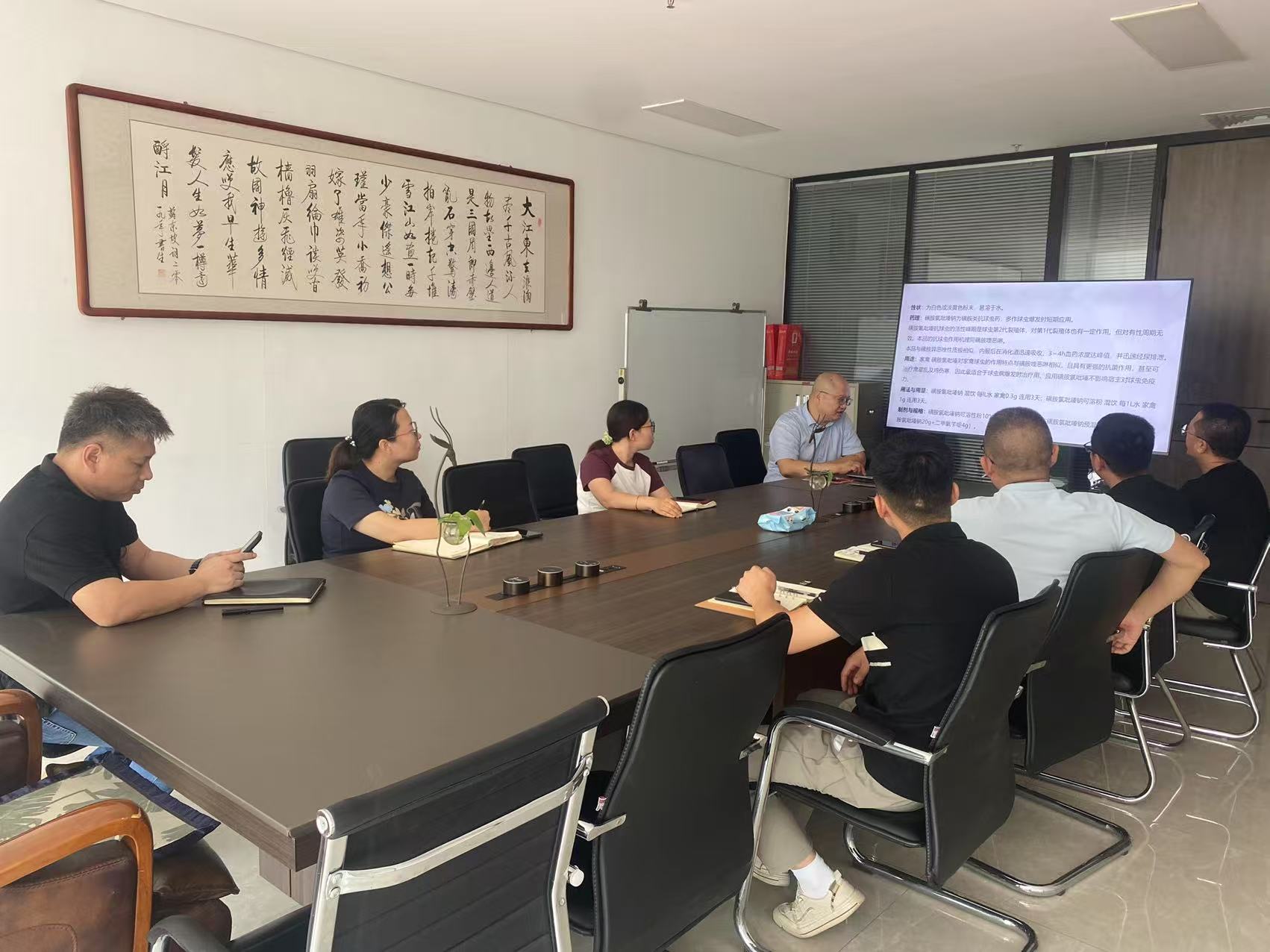 Hebei Puyou conduct product training for sales staff on Jul.04, 2025